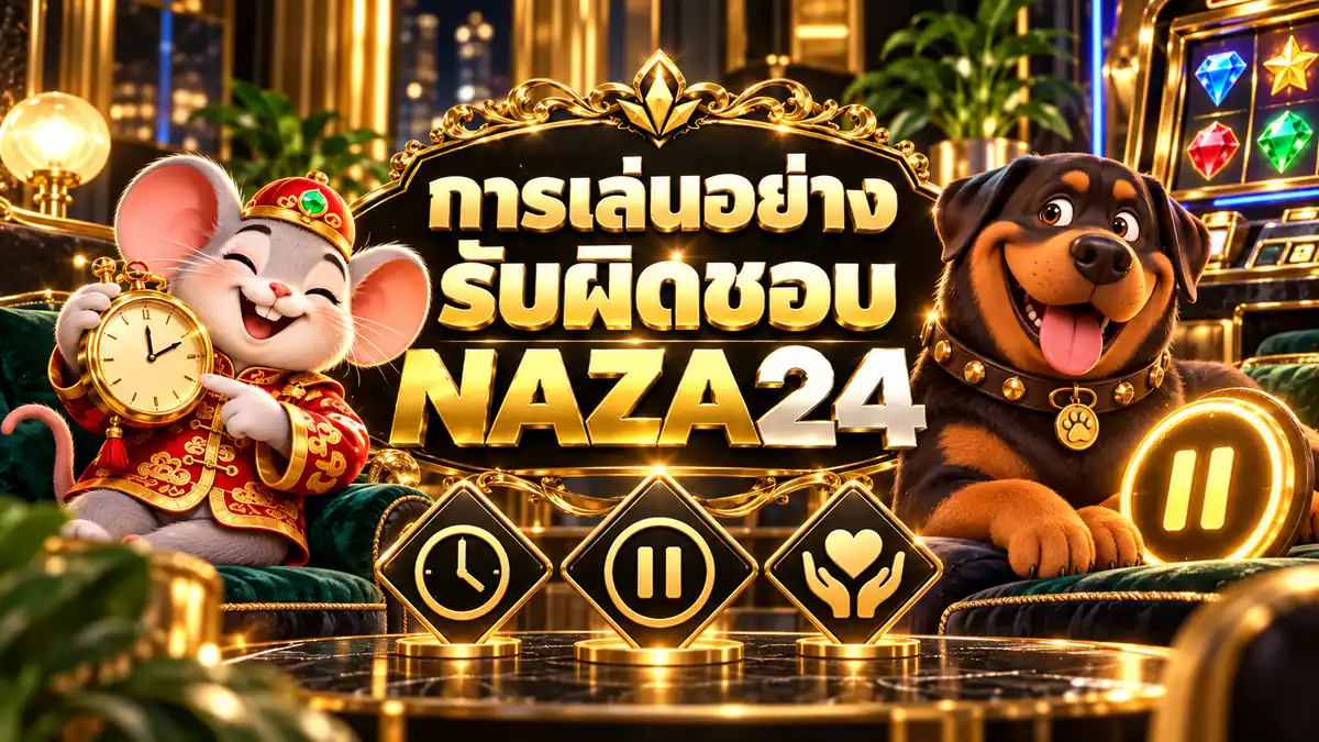 การเล่นอย่างรับผิดชอบ NAZA24 กำหนดเวลาเล่นและหยุดพักอย่างเหมาะสม
